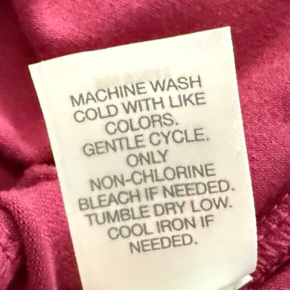 J.Jill Wearever Collection Wine Basketweave Short Sleeve Dress Open Cardigan L - Picture 6 of 7